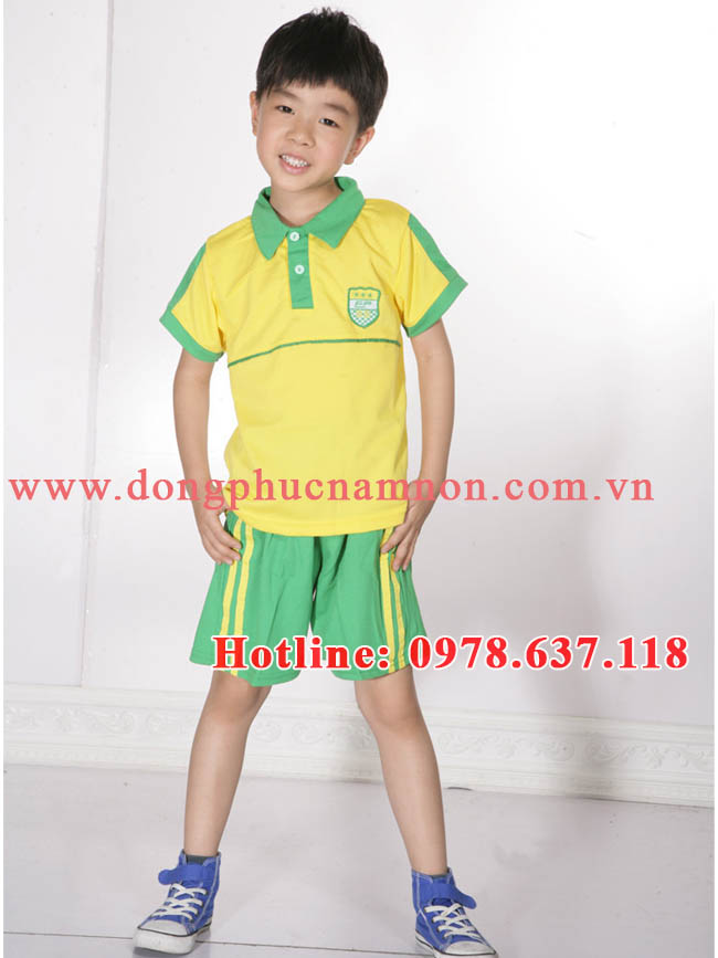 Mẫu đồng phục mầm non - DPMN02 | Mau dong phuc mam non